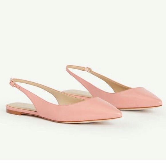 pink slingback flats
